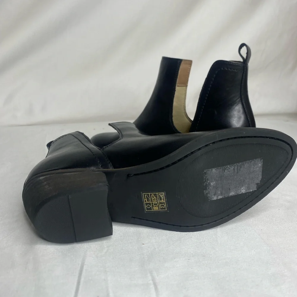 Journee Signature Womens Brigitte Dressy Pull On Black Booties 7M
